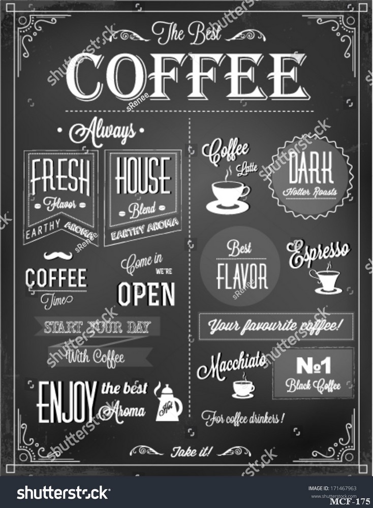 Tranh dán tường quán cà phê MCF-175